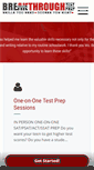 Mobile Screenshot of breakthroughtestprep.com